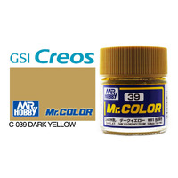 Mr Color - Flat Dark Yellow (Sandy Yellow) - C-039