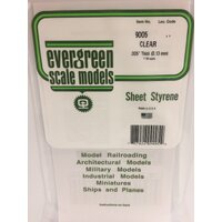 Evergreen - Clear .005' Sheets - #9005