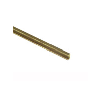K&S Precision Metals - Brass Channel 1/8in x 12in 1piece - #9885