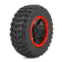 Losi - Left or Right Tire (1 pce)  Premounted: 1:5 4wd DB XL