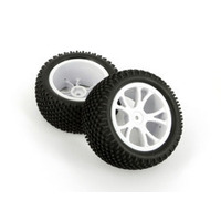 River Hobby - Rear Buggy Tyres (2sets) Black - RH-10448B