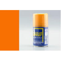 Mr Color Spray Paint - Semi-Gloss Orange Yellow - S-058